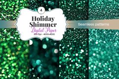 Holiday Shimmer Digital Paper - 04 Variations Product Image 1