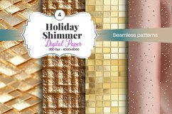 Holiday Shimmer Digital Paper - 04 Variations Product Image 1