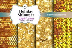 Holiday Shimmer Digital Paper - 04 Variations Product Image 1