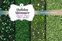 Holiday Shimmer Digital Paper - 04 Variations Product Image 1