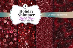 Holiday Shimmer Digital Paper - 04 Variations Product Image 1