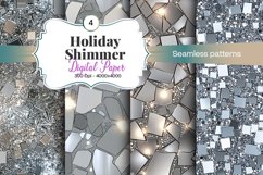 Holiday Shimmer Digital Paper - 04 Variations Product Image 1