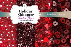 Holiday Shimmer Digital Paper - 04 Variations Product Image 1