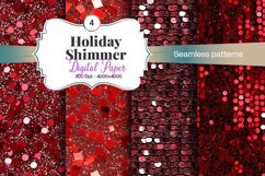 Holiday Shimmer Digital Paper - 04 Variations Product Image 1