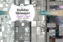 Holiday Shimmer Digital Paper - 04 Variations Product Image 1