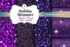 Holiday Shimmer Digital Paper - 04 Variations Product Image 1