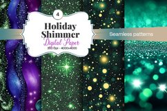 Holiday Shimmer Digital Paper - 04 Variations Product Image 2