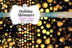 Holiday Shimmer Digital Paper - 04 Variations Product Image 1