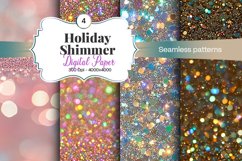 Holiday Shimmer Digital Paper - 04 Variations Product Image 1