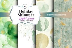 Holiday Shimmer Digital Paper - 04 Variations Product Image 1