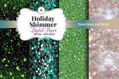 Holiday Shimmer Digital Paper - 04 Variations Product Image 1