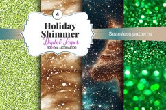 Holiday Shimmer Digital Paper - 04 Variations Product Image 1