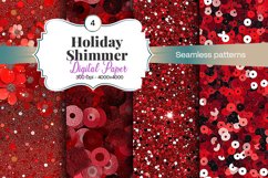 Holiday Shimmer Digital Paper - 04 Variations Product Image 1