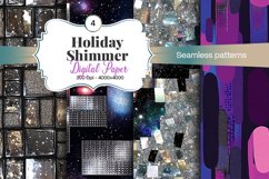 Holiday Shimmer Digital Paper - 04 Variations Product Image 1
