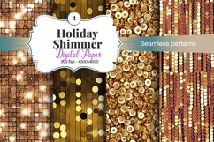 Holiday Shimmer Digital Paper - 04 Variations Product Image 1