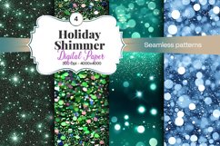 Holiday Shimmer Digital Paper - 04 Variations Product Image 1