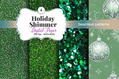 Holiday Shimmer Digital Paper - 04 Variations Product Image 1
