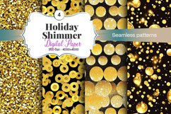 Holiday Shimmer Digital Paper - 04 Variations Product Image 1