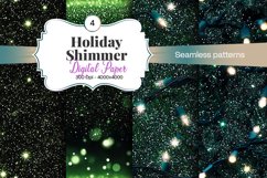 Holiday Shimmer Digital Paper - 04 Variations Product Image 1