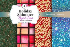 Holiday Shimmer Digital Paper - 04 Variations Product Image 1