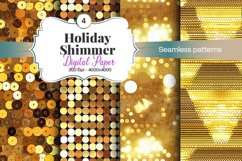 Holiday Shimmer Digital Paper - 04 Variations Product Image 1
