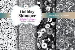 Holiday Shimmer Digital Paper - 04 Variations Product Image 1