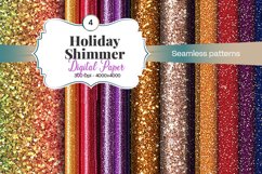 Holiday Shimmer Digital Paper - 04 Variations Product Image 1