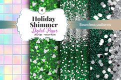 Holiday Shimmer Digital Paper - 04 Variations Product Image 1