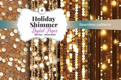 Holiday Shimmer Digital Paper - 04 Variations Product Image 1