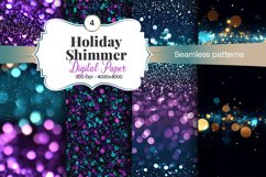 Holiday Shimmer Digital Paper - 04 Variations Product Image 1