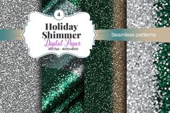 Holiday Shimmer Digital Paper - 04 Variations Product Image 1