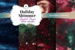 Holiday Shimmer Digital Paper - 04 Variations Product Image 1