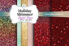 Holiday Shimmer Digital Paper - 04 Variations Product Image 1