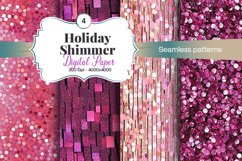 Holiday Shimmer Digital Paper - 04 Variations Product Image 1