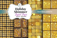 Holiday Shimmer Digital Paper - 04 Variations Product Image 2