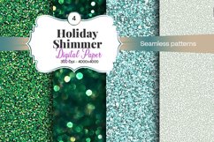 Holiday Shimmer Digital Paper - 04 Variations Product Image 1
