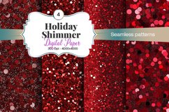 Holiday Shimmer Digital Paper - 04 Variations Product Image 1