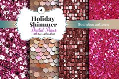 Holiday Shimmer Digital Paper - 04 Variations Product Image 1