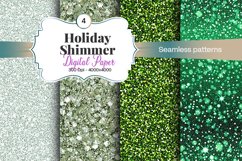 Holiday Shimmer Digital Paper - 04 Variations Product Image 1