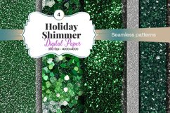 Holiday Shimmer Digital Paper - 04 Variations Product Image 1