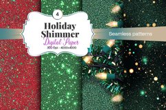 Holiday Shimmer Digital Paper - 04 Variations Product Image 1