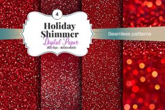 Holiday Shimmer Digital Paper - 04 Variations Product Image 1