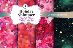 Holiday Shimmer Digital Paper - 04 Variations Product Image 1