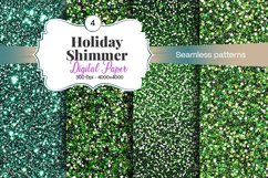 Holiday Shimmer Digital Paper - 04 Variations Product Image 1