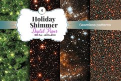 Holiday Shimmer Digital Paper - 04 Variations Product Image 1