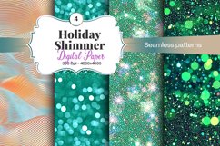Holiday Shimmer Digital Paper - 04 Variations Product Image 1