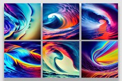 Color Digital Papers, Abstraction Backgrounds Product Image 6