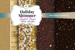 Holiday Shimmer Digital Paper - 04 Variations Product Image 1