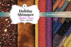 Holiday Shimmer Digital Paper - 04 Variations Product Image 1