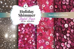 Holiday Shimmer Digital Paper - 04 Variations Product Image 1